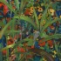 "jardin des plantes 25" Acrylique sur MDF, 60x80 cm, 2017, 2018, Print disponible sur demande