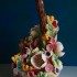buisson barbotiné , « Acapulco », céramique émaillée, hauteur 37 cm, largeur 31 cm, prix 400 euros. 2020.