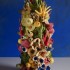 buisson barbotiné , « Carmen Miranda », céramique émaillée, hauteur 42 cm, largeur 20 cm, prix 400 euros. 2020.