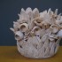 buisson barbotiné , « Tangram », céramique émaillée, hauteur 23 cm, largeur 26 cm, prix 350 euros. 2020.