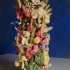 buisson barbotiné , « Carmen Miranda », céramique émaillée, hauteur 42 cm, largeur 20 cm, prix 400 euros. 2020.