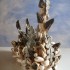 buisson barbotiné , « Calystre », céramique émaillée, hauteur 32 cm, largeur 33 cm, prix 350 euros. 2020.