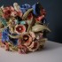 vase barbotiné n°4, céramique émaillée, hauteur 20 cm, largeur 24 cm, prix 350 euros. 2019, Collection Pétrel Roby