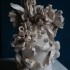 buisson barbotiné n°12, « l’invention de la vérité », céramique émaillée, hauteur 31 cm, largeur 22 cm, prix 350 euros. 2019. Galerie Corinne Lemonnier Le Havre.